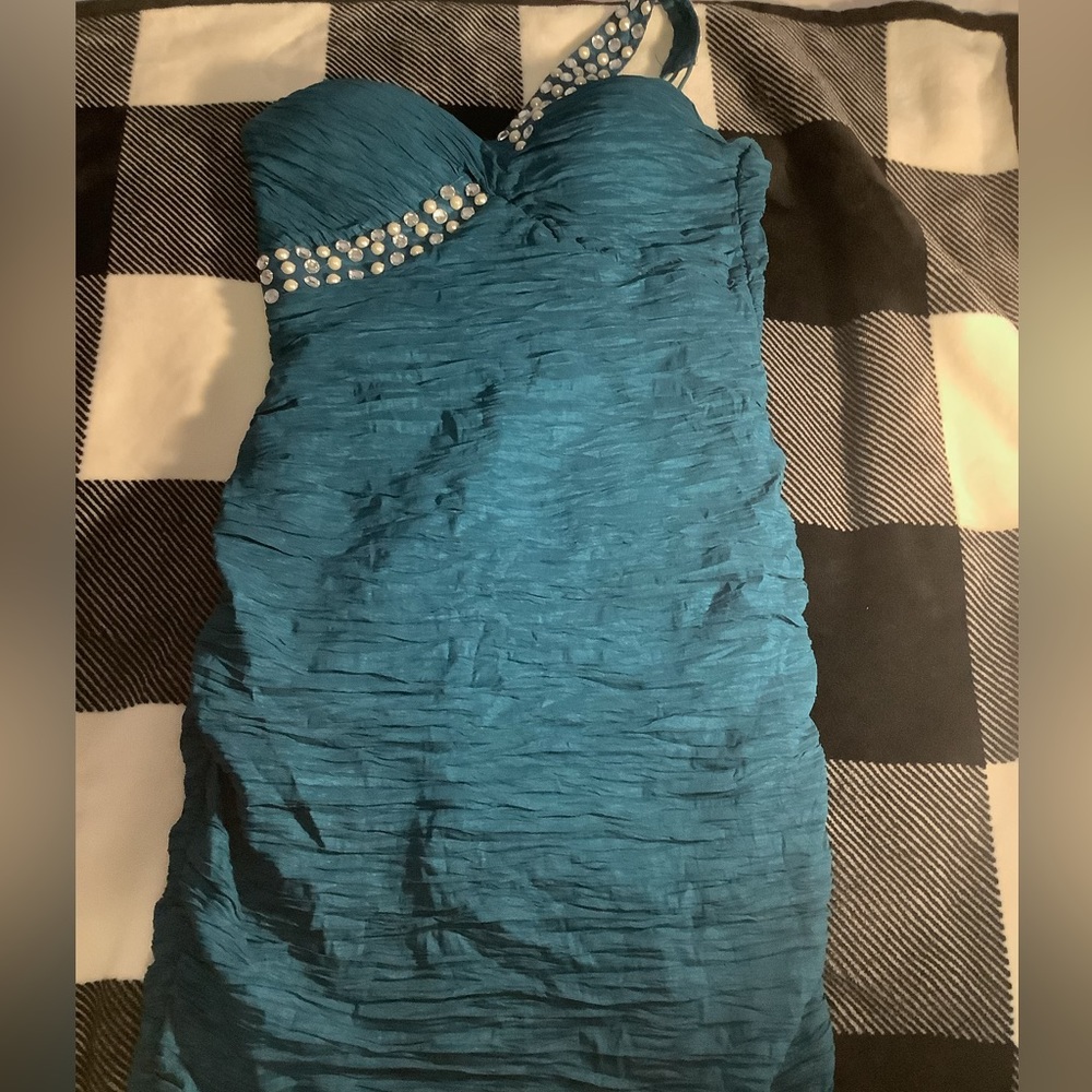 Blue dress